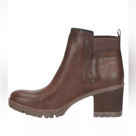 NWOT Korks Elsie Dark Brown Booties – Sz 8.5 - Picture 1 of 8